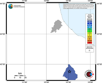 Mappa MCS - territori comuni