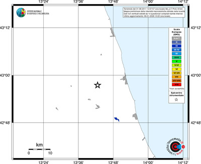 Mappa EMS - territori località