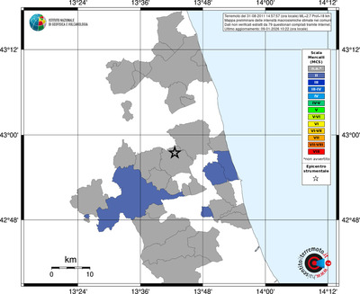 Mappa MCS - territori comuni