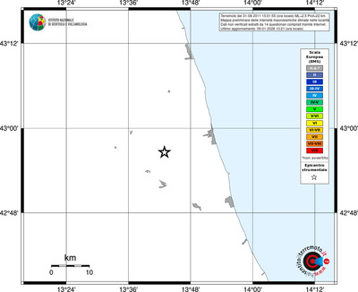 Mappa EMS - territori località