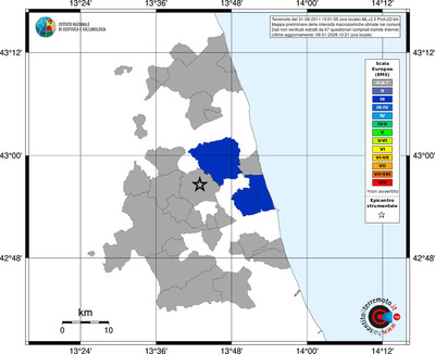 Mappa EMS - territori comuni