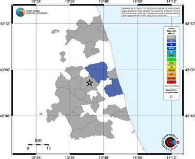 Mappa MCS - territori comuni