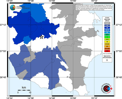 Mappa MCS - territori comuni