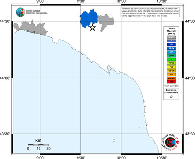 Mappa MCS - territori comuni