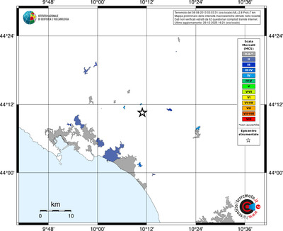 Mappa MCS - territori località