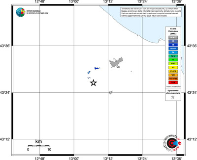 Mappa EMS - territori località