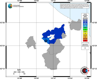 Mappa EMS - territori comuni