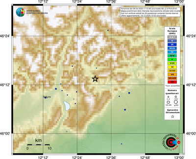 Mappa EMS - località