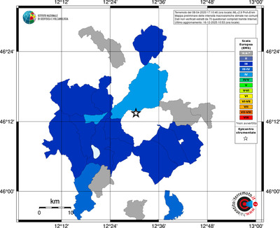 Mappa EMS - territori comuni