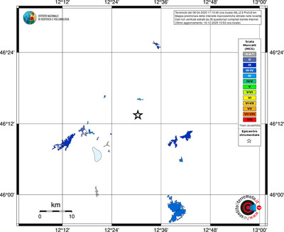Mappa MCS - territori località