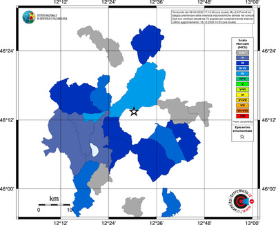 Mappa MCS - territori comuni