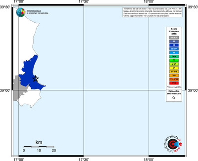 Mappa EMS - territori comuni