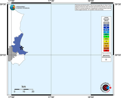 Mappa MCS - territori comuni