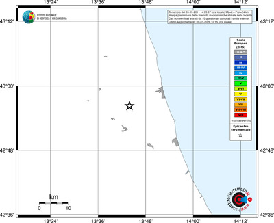 Mappa EMS - territori località