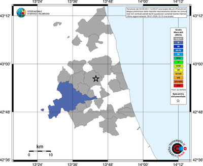 Mappa MCS - territori comuni