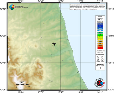 Mappa MCS - località