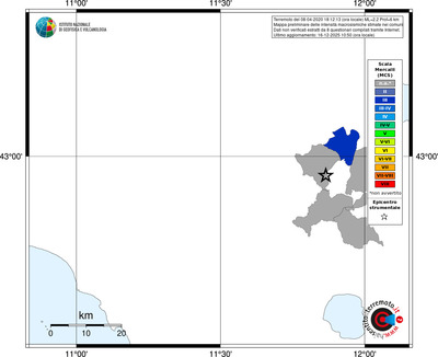 Mappa MCS - territori comuni