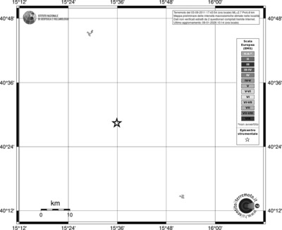 Mappa EMS - territori località