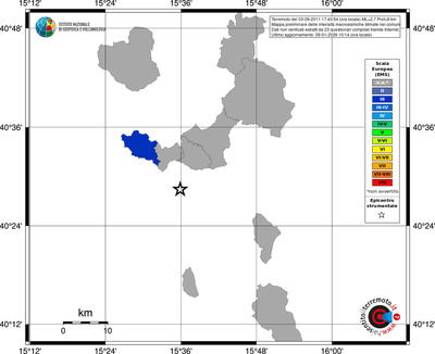 Mappa EMS - territori comuni