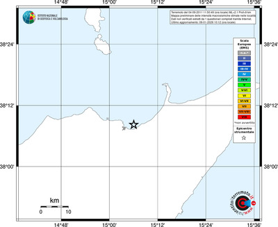 Mappa EMS - territori località