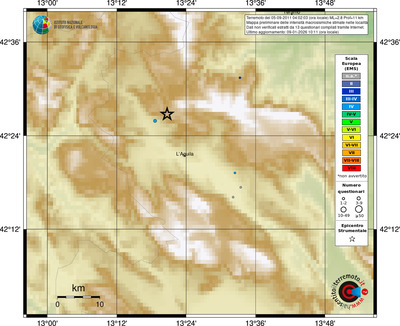 Mappa EMS - località