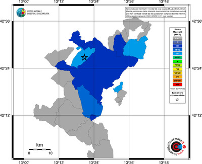 Mappa MCS - territori comuni