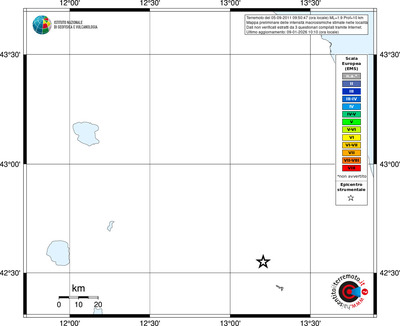 Mappa EMS - territori località