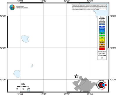 Mappa EMS - territori comuni