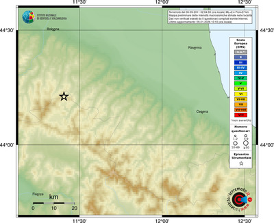 Mappa EMS - località