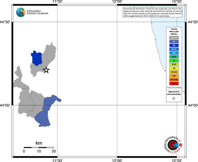 Mappa MCS - territori comuni