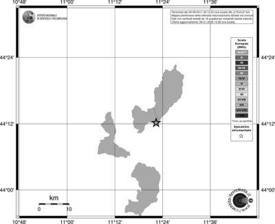Mappa EMS - territori comuni