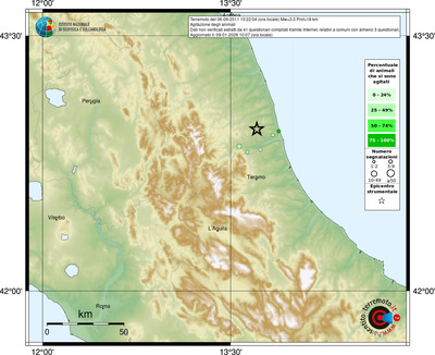 Mappa comuni con almeno 3 questionari
