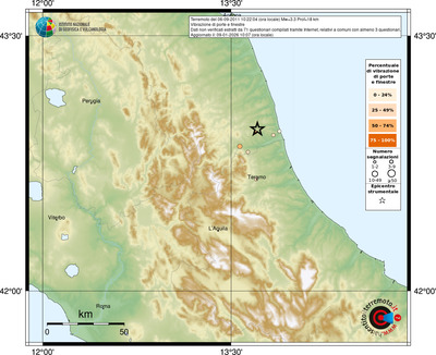 Mappa comuni con almeno 3 questionari