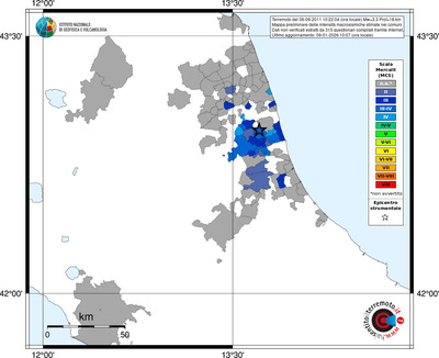 Mappa MCS - territori comuni