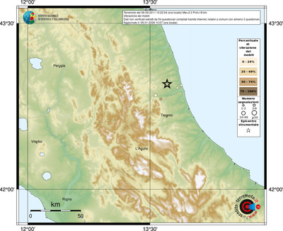 Mappa comuni con almeno 3 questionari