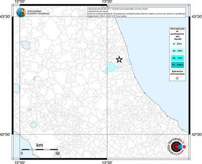 Mappa territorio comunale con almeno 3 questionari
