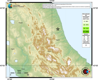 Mappa comuni con almeno 3 questionari