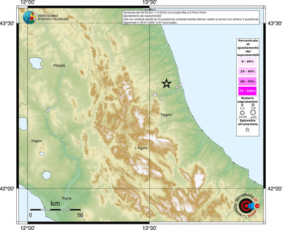 Mappa comuni con almeno 3 questionari