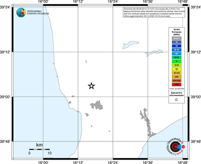 Mappa EMS - territori località