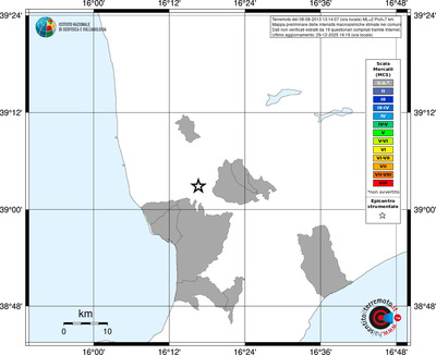 Mappa MCS - territori comuni