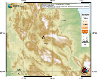 Mappa comuni con almeno 3 questionari
