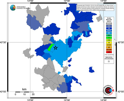 Mappa MCS - territori comuni