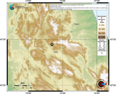 Mappa comuni con almeno 3 questionari