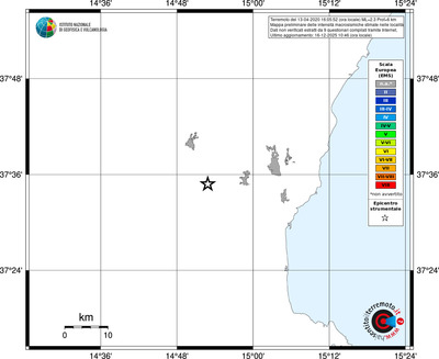 Mappa EMS - territori località