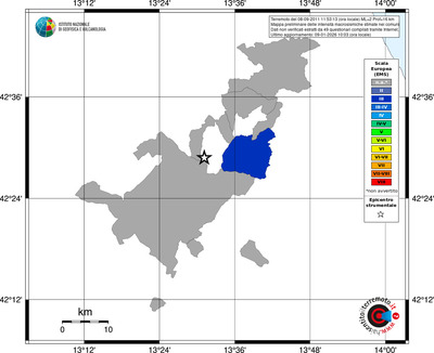 Mappa EMS - territori comuni