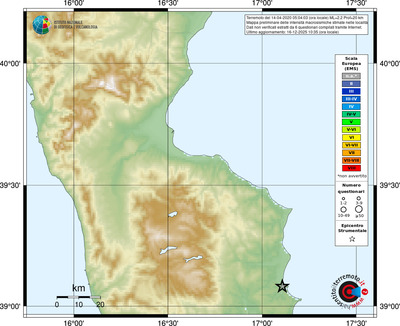 Mappa EMS - località