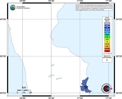 Mappa MCS - territori comuni