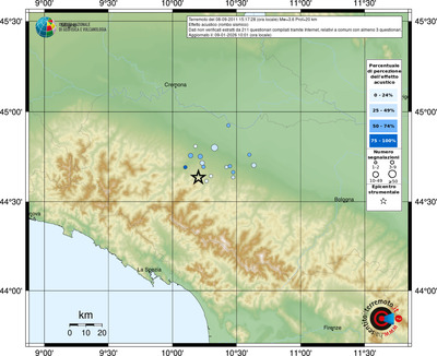 Mappa comuni con almeno 3 questionari