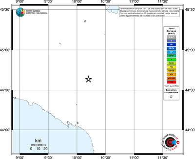 Mappa EMS - territori località