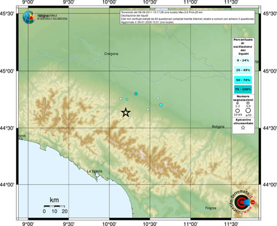 Mappa comuni con almeno 3 questionari